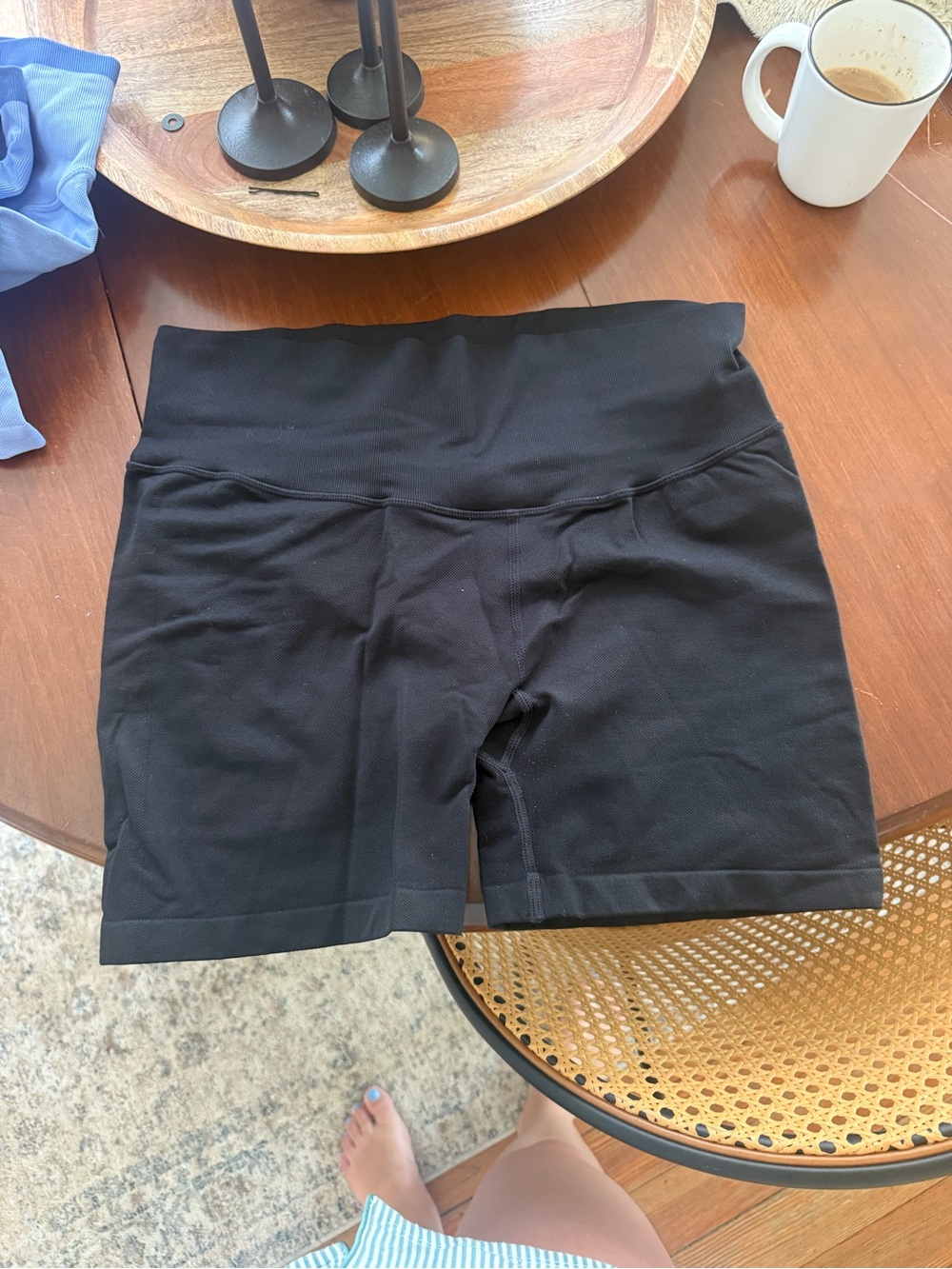 JoyLab Black High-Rise Bike Shorts